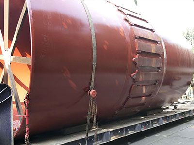 拉法基豪瑞水泥客戶Φ4×6.84m回轉窯筒體