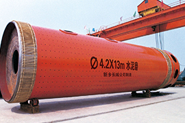 中國中材工程引進長城機械φ4.2×13m水泥磨